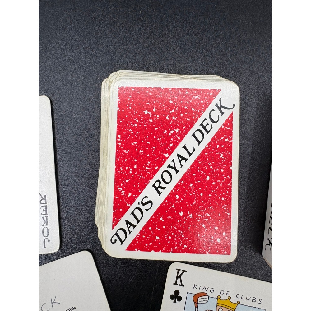 Vintage Dad's Royal Deck Humorous Novelty Playing Cards Regulation Size - Picture 3 of 6